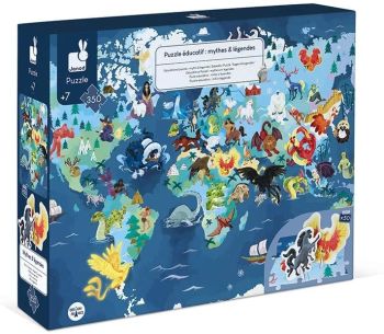 JAN02680 - Puzzle educativo de 350 piezas - mitos y leyendas