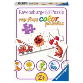 RAV03007 - Mis primeros puzzles - 6 puzzles 4 piezas - Todos mis colores