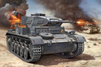 REV03229 - Tanque PZKPFW II AUSF. F para montar y pintar