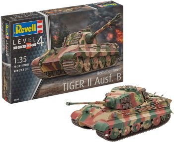 REV03249 - Tanque TIGERII AUSF.B HENSCHEL torreta para montar y pintar