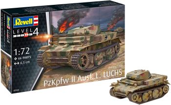 REV03266 - Tanque PZKPFW II AUSF. L LUCHS (SD.KFZ. para montar y pintar