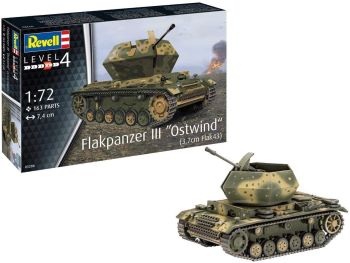 REV03286 - Depósito FLAKPANZER III OSTWIND para montar y pintar