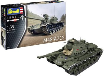 REV03287 - Tanque M48 A2CG para montar y pintar