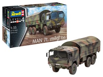 REV03291 - MAN 7T MILGL Vehículo militar para montar y pintar