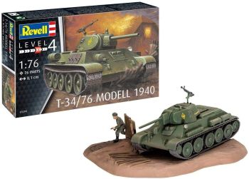 REV03294 - Tanque T-34/76 modelo 1940 para montar y pintar