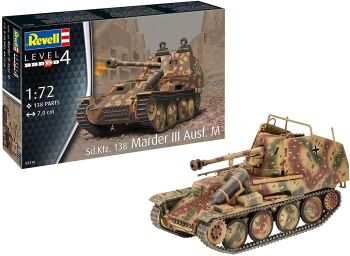 REV03316 - Tanque SD. KFZ. 138 MARDER III AUSF. M para montar y pintar