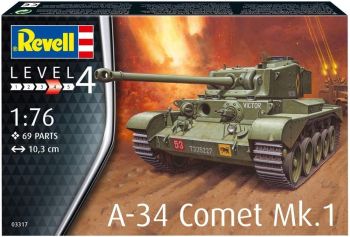 REV03317 - Tanque A-34 COMET MK.1 para montar y pintar
