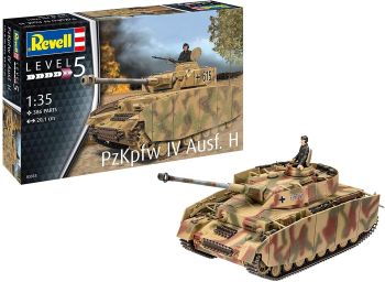REV03333 - Tanque PANZER IV AUSF. H para montar y pintar