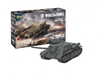 REV03507 - Tanque SU-100 WORLD OF TANKS para montar y pintar