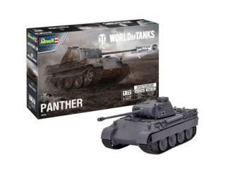 REV03509 - Tanque Panther Ausf. D WORLD OF TANKS para montar y pintar