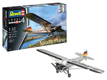 REV03835 - Planeador de Avión Deportivo para montar y pintar