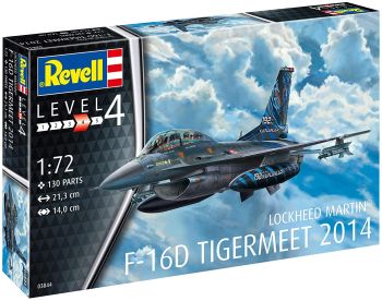 REV03844 - Avión Lockheed Martin F-16D Tigermeet 2014 para montar y pintar