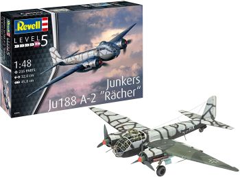 REV03855 - Aeronave Junkers Ju188 A-2 Rächer para montar y pintar