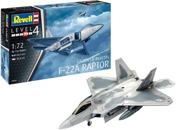 REV03858 - Avión Lockheed Martin F-22A Raptor para montar y pintar