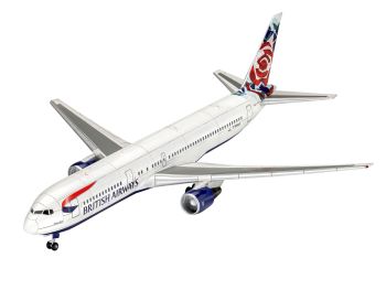 REV03862 - Avión Boeing 767-300ER British Airways Chelsea Rose para montar y pintar