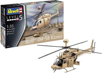 REV03871 - Avión OH-58 Kiowa para montar y pintar