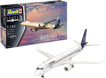 REV03883 - Aeronave Embraer 190 Lufthansa New Livery para montar y pintar