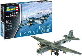 REV03913 - Avión Heinkel He177 A-5 Greif para montar y pintar