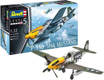 REV03944 - Avión P-51D Mustang para montar y pintar