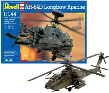 REV04046 - Helicóptero AH-64D Longbow Apache para montar y pintar