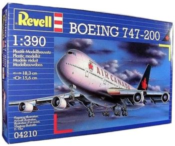 REV04210 - Aviones Boeing 747-200 para montar y pintar