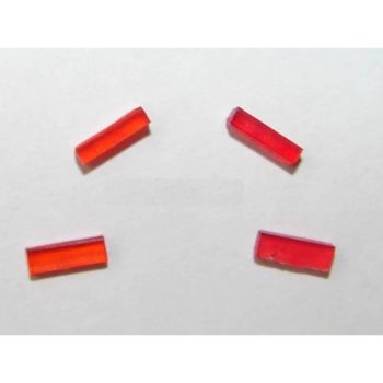 ART04303 - 2 Pares de luces rojas y naranjas 6x2mm