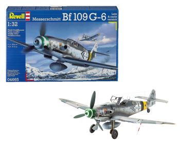 REV04665 - Aeronave Messerschmitt Bf109 G-6 para montar y pintar