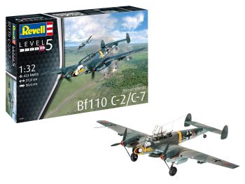 REV04961 - Avión MESSERSCHMITT BF110 C-7 para montar y pintar