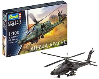REV04985 - Helicóptero Apache AH-64A para montar y pintar