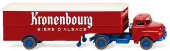 WIK051322 - SAVIEM 4x2 con semirremolque KRONENBOURG