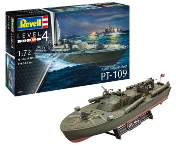 REV05147 - Lancha torpedera PT-109 para montar y pintar