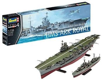 REV05149 - Portaaviones HMS Ark Royal & Tribal Class Destroyer para montar y pintar