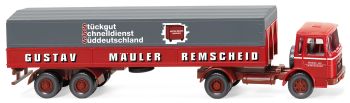 WIK051502 - MAN 4x2 con remolque lona 2 Ejes MÄULER