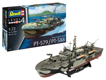 REV05165 - Lancha torpedera PT-588 / PT-57 para montar y pintar