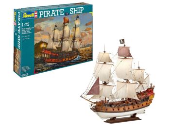 REV05605 - Barco pirata para montar y pintar