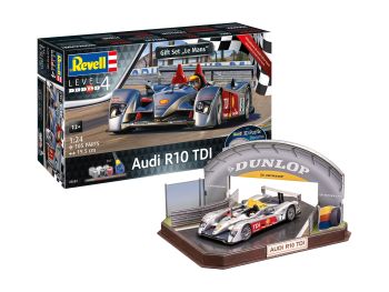 REV05682 - Caja Regalo Audi R10 TDI LeMans + Puzzle 3D para montar y pintar