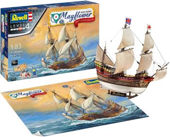 REV05684 - Mayflower - 400 Aniversario con pintura y cola para montar y pintar
