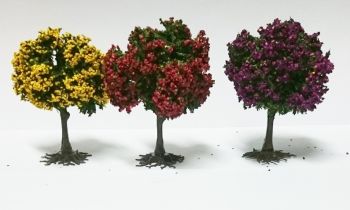 ART05819 - 3 árboles en flor de 6 cm