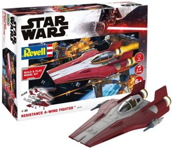 REV06770 - Build and Play Resistance A-wing Fighter; STAR WARS Red