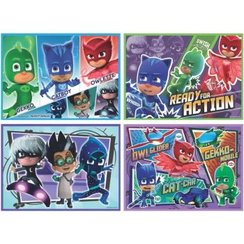 RAV06913 - 4 Puzzles 42 Piezas PJMASKS