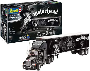 REV07654 - Camión de turismo Motörhead con pintura y cola para montar y pintar