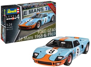 REV07696 - FORD GT 40 Le Mans 1968 para montar y pintar