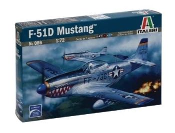 ITA0086 - Avión F-51D Mustang para montar y pintar