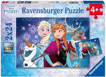 RAV090747 - Puzzle 2x24 Piezas Aurora Boreal Congelada