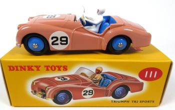DIN111ROSE - TRIUMPH TR2 Sports #29 rosa – Edición ATLAS