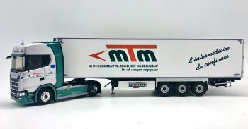 ELI116603 - SCANIA S450 4x2 con remolque de 3 ejes Chereau - Transports MALGOGNE