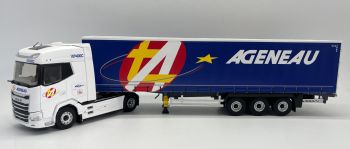 ELI118205 - DAF XG 4x2 con remolque 3 Ejes Transports AGENEAU