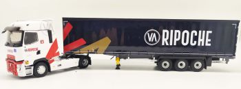 ELI118313 - RENAULT T High 4x2 2021 con remolque Tautliner con lona 3 ejes - Transportes RIPOCHE