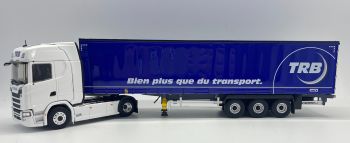 ELI118346 - SCANIA 500 S 4x2 con remolque de lona Tautliner 3 Ejes - Transporte TRB