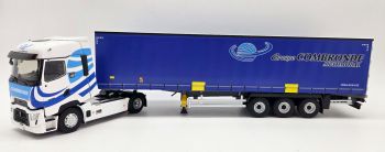 ELI118491 - RENAULT T High 4x2 2023 con remolque de lona COMBRONDE de 3 ejes - Multimodal